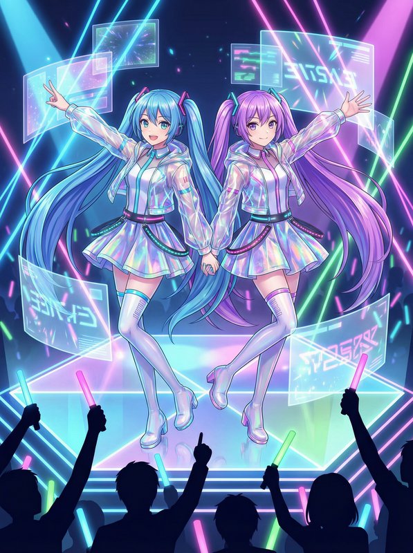 呦呦视频动漫-双子偶像演唱会